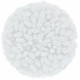 Czech DropDuo beads 3x6mm Chalk white matted 03000/84110